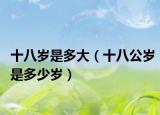 十八岁是多大（十八公岁是多少岁）
