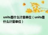 units是什么计量单位（units是什么计量单位）