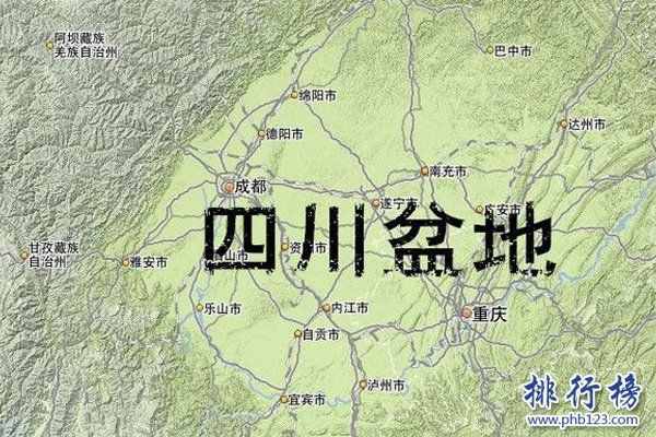 中国四大盆地，柴达木盆地是世界上海拔最高的盆地
