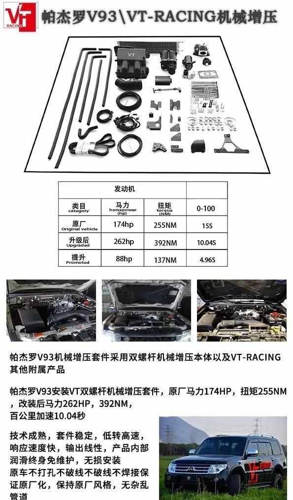 爱他就送他VT机械增压-帕杰罗V93
