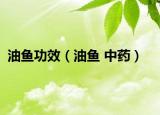 油鱼功效（油鱼 中药）