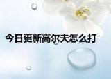 今日更新高尔夫怎么打