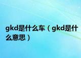 gkd是什么车（gkd是什么意思）