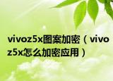 vivoz5x图案加密（vivoz5x怎么加密应用）