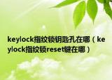 keylock指纹锁钥匙孔在哪（keylock指纹锁reset键在哪）