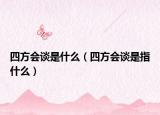 四方会谈是什么（四方会谈是指什么）