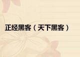 正经黑客（天下黑客）