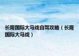 长隆国际大马戏自驾攻略（长隆国际大马戏）