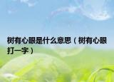 树有心眼是什么意思（树有心眼打一字）