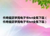 传奇魔武学苑电子书txt全集下载（传奇魔武学苑电子书txt全集下载）