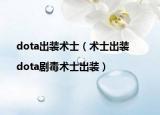 dota出装术士（术士出装|dota剧毒术士出装）
