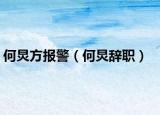 何炅方报警（何炅辞职）
