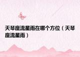 天琴座流星雨在哪个方位（天琴座流星雨）