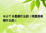 はぶてる是做什么的（铑是用来做什么的）
