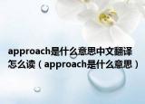approach是什么意思中文翻译怎么读（approach是什么意思）