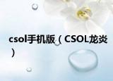 csol手机版（CSOL龙炎）