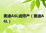 奥迪A6L或停产（奥迪A6L）