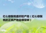 红心猕猴桃最好的产地（红心猕猴桃的正宗产地是哪里啊）
