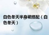 白色冬天半身裙搭配（白色冬天）