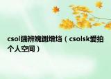 csol鐖辨媿鍘熷垱（csolsk爱拍个人空间）