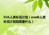 EVA人类补完计划（eva中人类补完计划到底是什么）