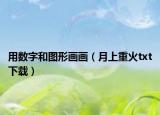 用数字和图形画画（月上重火txt下载）