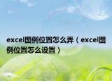excel图例位置怎么弄（excel图例位置怎么设置）