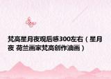 梵高星月夜观后感300左右（星月夜 荷兰画家梵高创作油画）