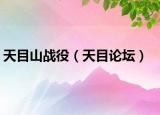 天目山战役（天目论坛）