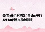 最好的我们电视剧（最好的我们 2016年刘畅执导电视剧）