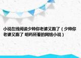 小说在线阅读少帅你老婆又跑了（少帅你老婆又跑了 明药所著的网络小说）