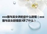 exo狼与美女讲的是什么剧情（exo狼与美女剧情版3讲了什么）