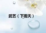 武艺（下雨天）
