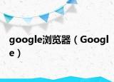 google浏览器（Google）