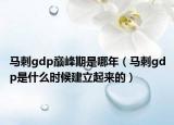 马刺gdp巅峰期是哪年（马刺gdp是什么时候建立起来的）