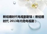 新结婚时代电视剧剧情（新结婚时代 2013年内地电视剧）