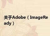 关于Adobe（ImageReady）