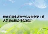 脸大的男生适合什么发型免烫（脸大的男生适合什么发型）