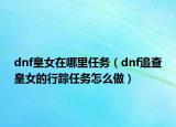 dnf皇女在哪里任务（dnf追查皇女的行踪任务怎么做）