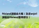 ftisland演唱会大概（急求anjell演唱会ftisland客串部分）