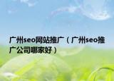 广州seo网站推广（广州seo推广公司哪家好）
