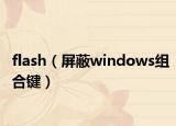 flash（屏蔽windows组合键）