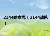 2144啥意思（2144战队）