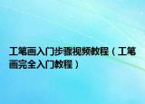 工笔画入门步骤视频教程（工笔画完全入门教程）