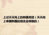 上过天天向上的韩国男团（天天向上泰国韩国的组合是哪期的）