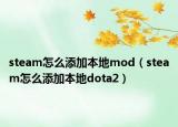 steam怎么添加本地mod（steam怎么添加本地dota2）
