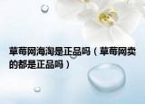 草莓网海淘是正品吗（草莓网卖的都是正品吗）
