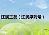 江民王磊（江民序列号）