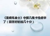 《圣痕炼金士》中那几集卡恰虐华了（回答好的加几十分）