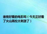 谁有好看的电影吗（今天正好看了火山高校太刺激了）